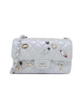 Chanel Shoulder Bag Silver
